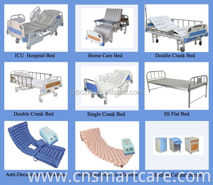 ABS headboard and foot board Medical accessories Guardrail and caster